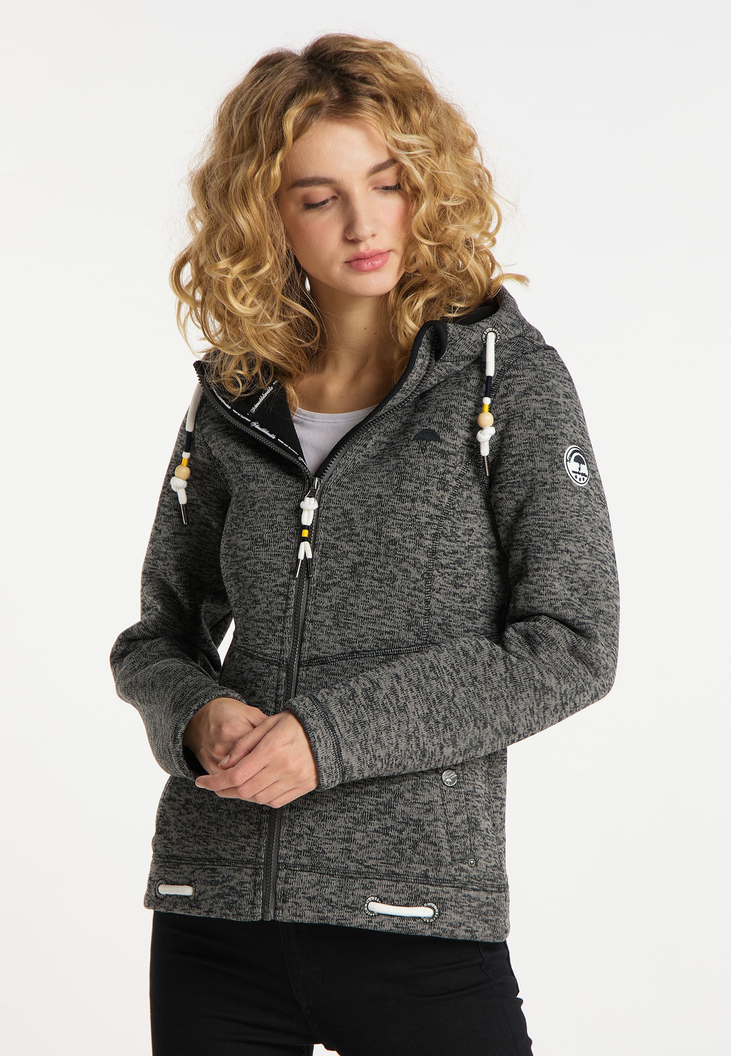 Schmuddelwedda women's knitted fleece jacket
