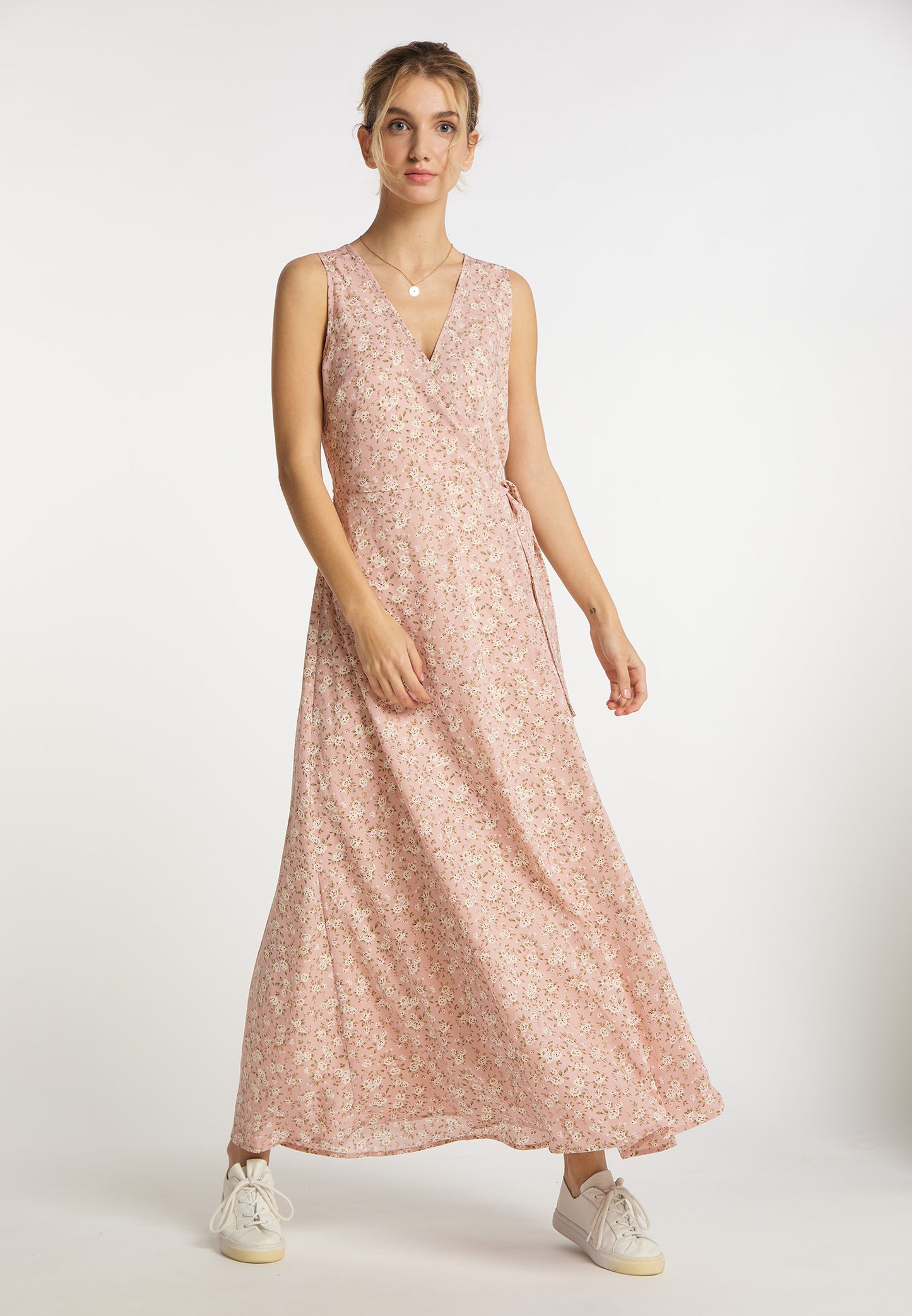 DreiMaster Vintage women's maxi dress with all-over print