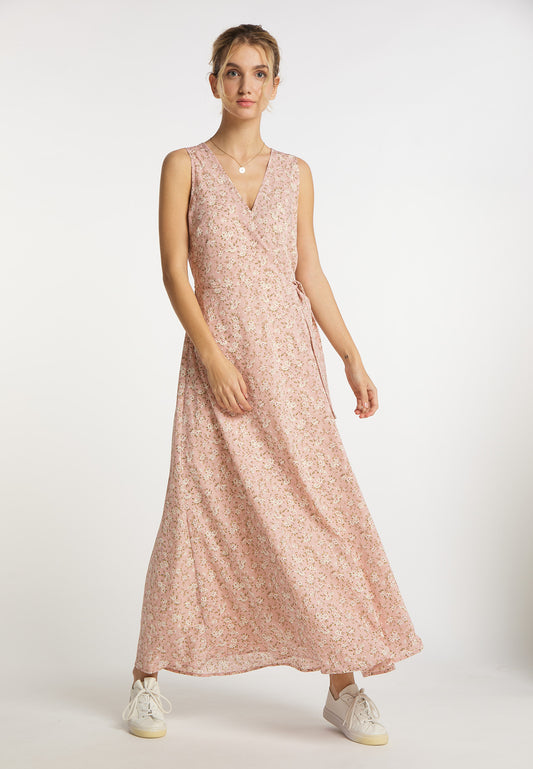 DreiMaster Vintage women's maxi dress with all-over print