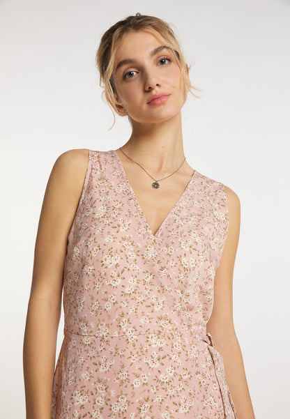 DreiMaster Vintage women's maxi dress with all-over print