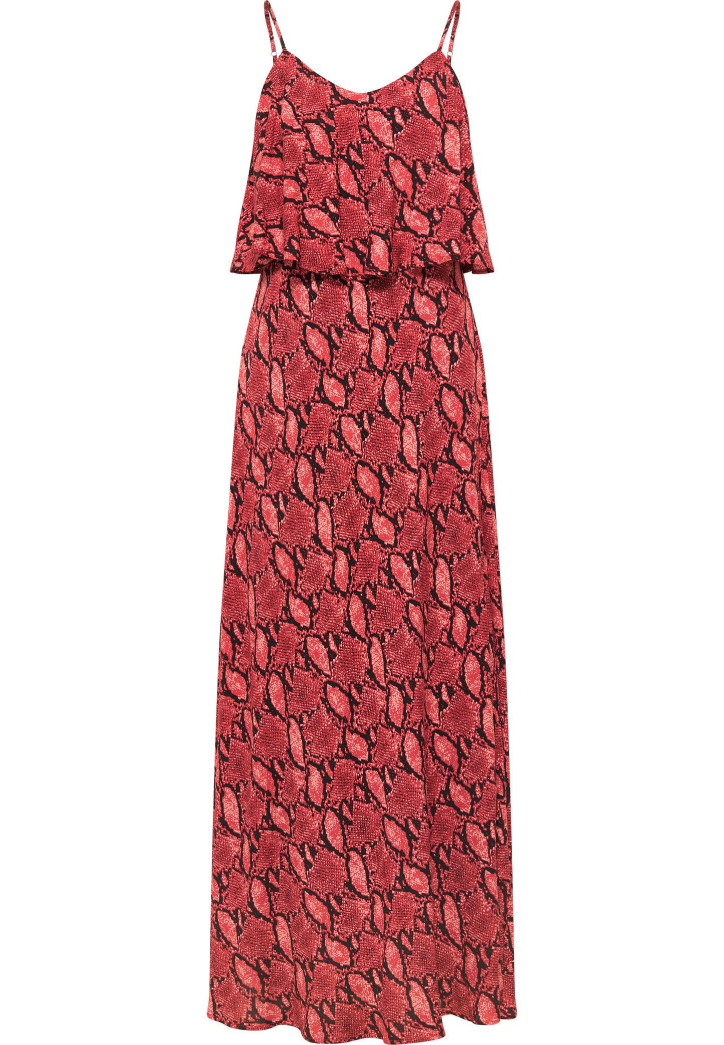 faina women's snake print maxi dress