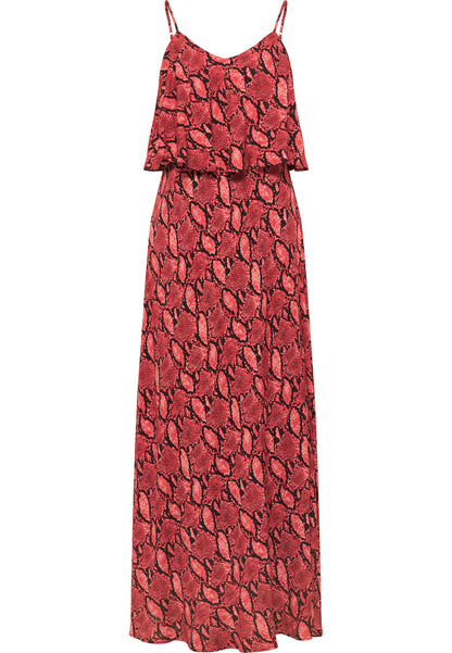 faina women's snake print maxi dress