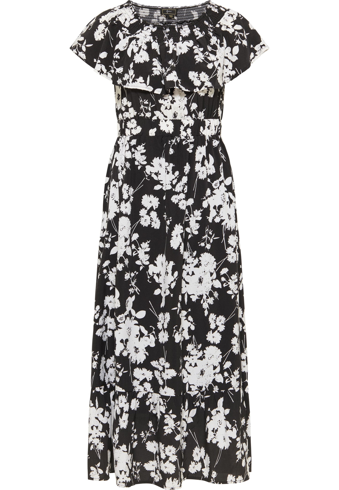 faina women's midi dress with all-over print
