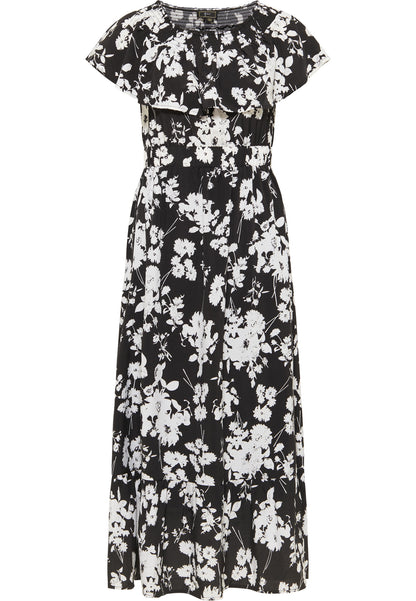 faina women's midi dress with all-over print