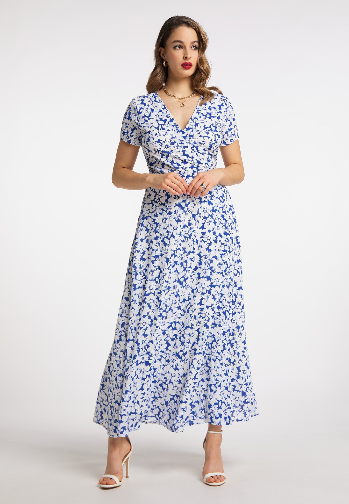 faina women's wrap dress