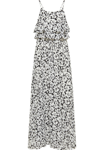 faina women's floral print maxi dress