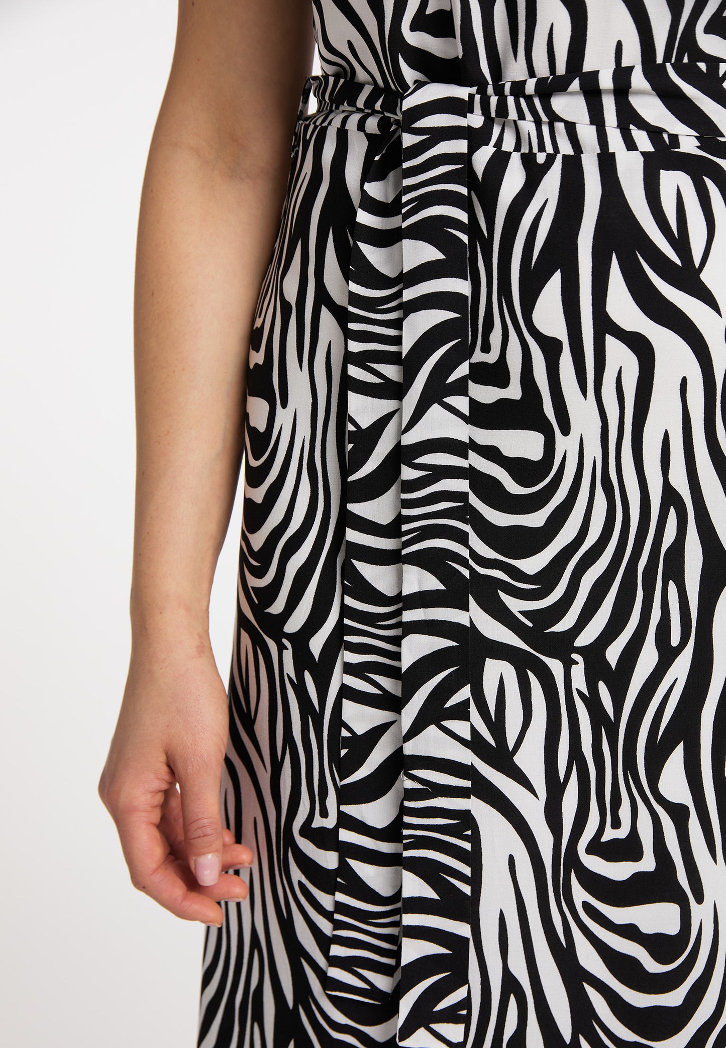 faina women's zebra print maxi dress