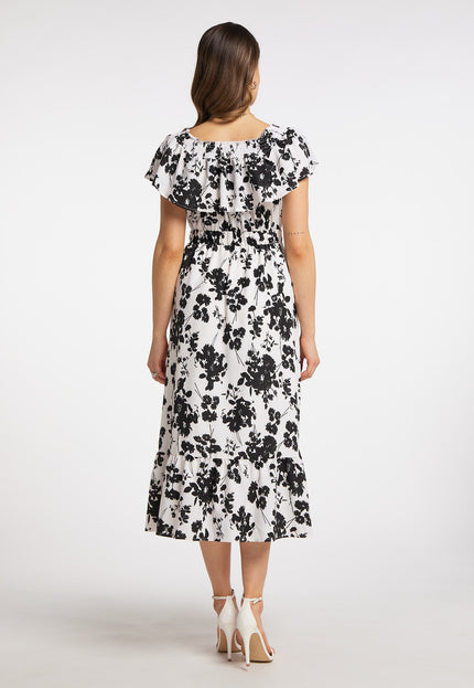faina Women's Midi Dress With All-Over Print