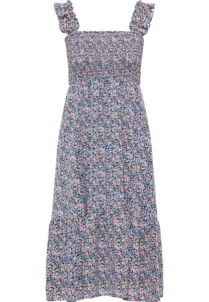myMo women's smocked midi dress