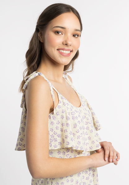 myMo women's dress with flounce