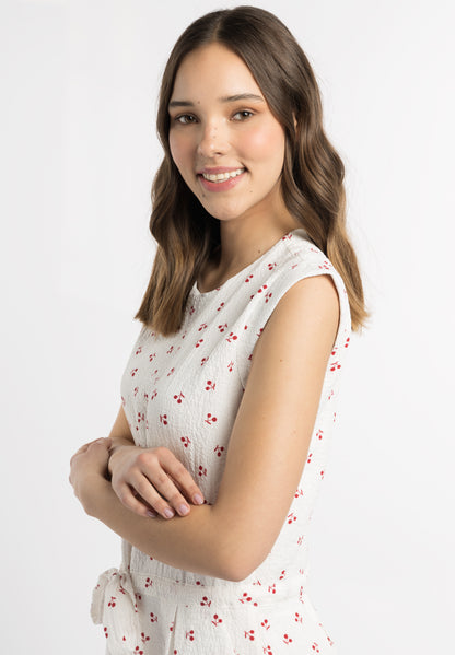 myMo women's cherry print dress