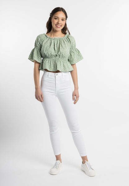 myMo women's blouse with heart print