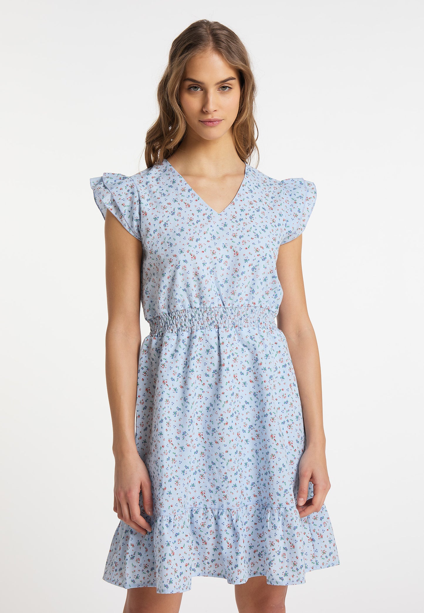 myMo women's check print dress