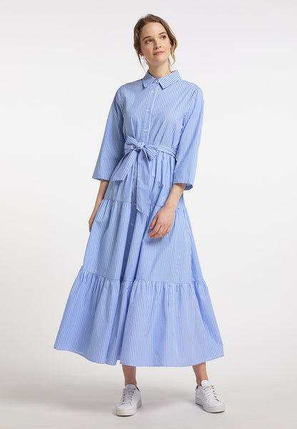 DreiMaster Maritim women's maxi shirt dress