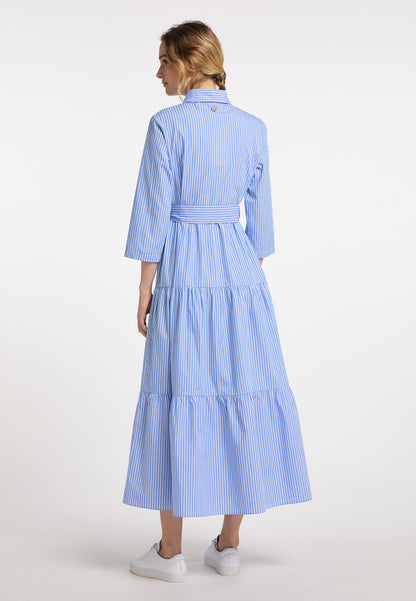 DreiMaster Maritim women's maxi shirt dress