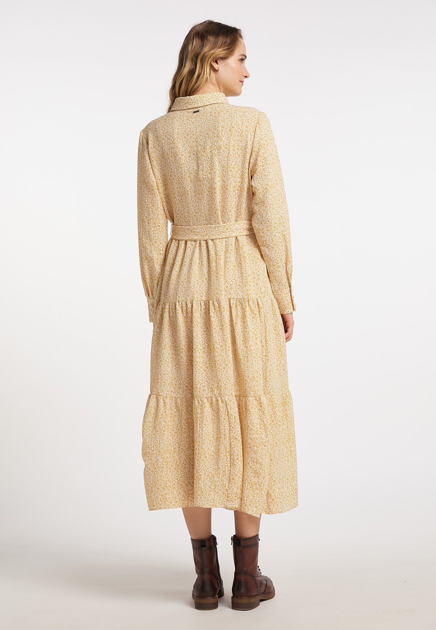 DreiMaster Vintage damska sukienka maxi w kwiaty