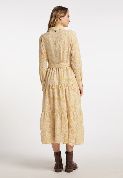 DreiMaster Vintage damska sukienka maxi w kwiaty