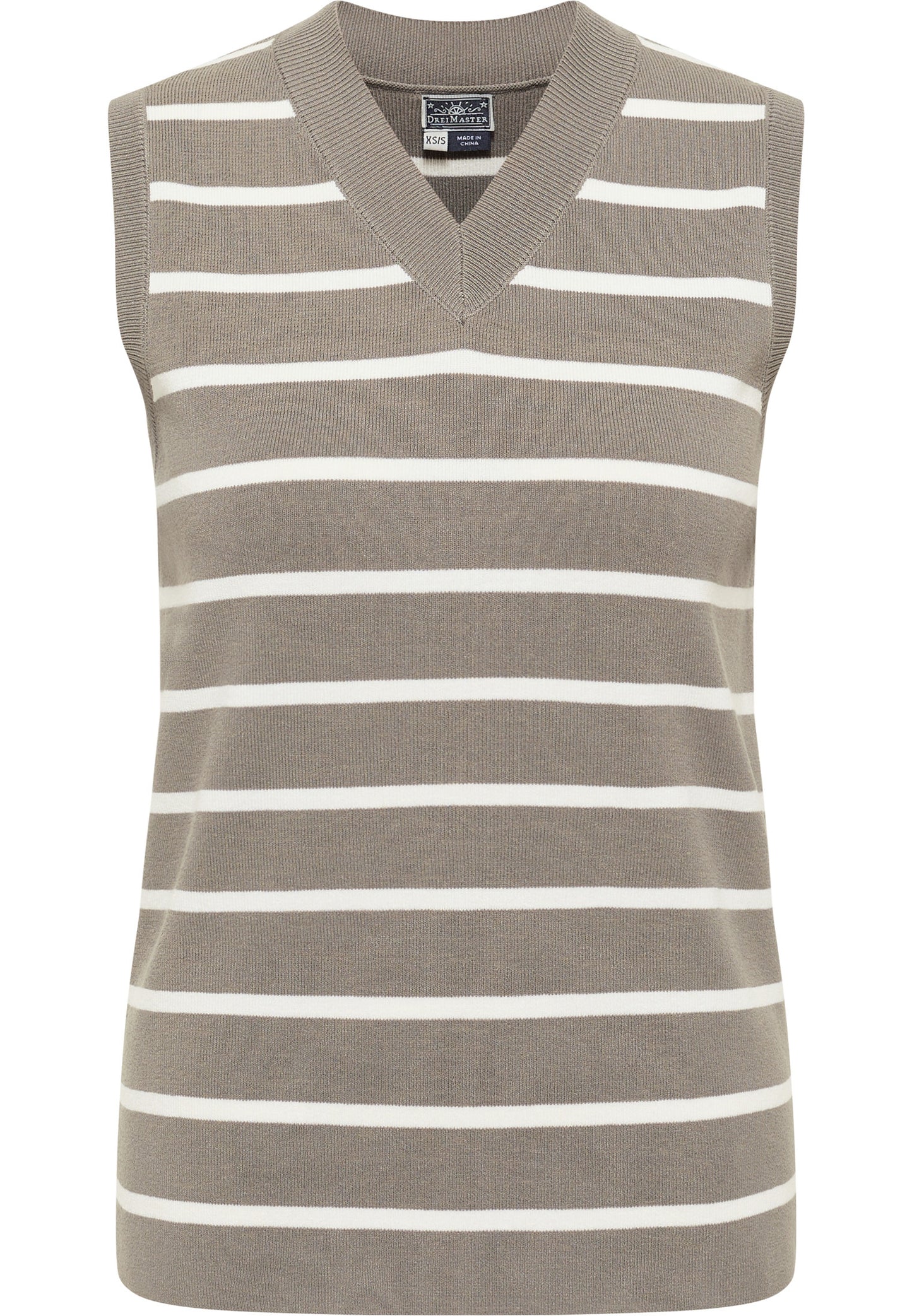 DreiMaster Maritim women's knit sweater vest