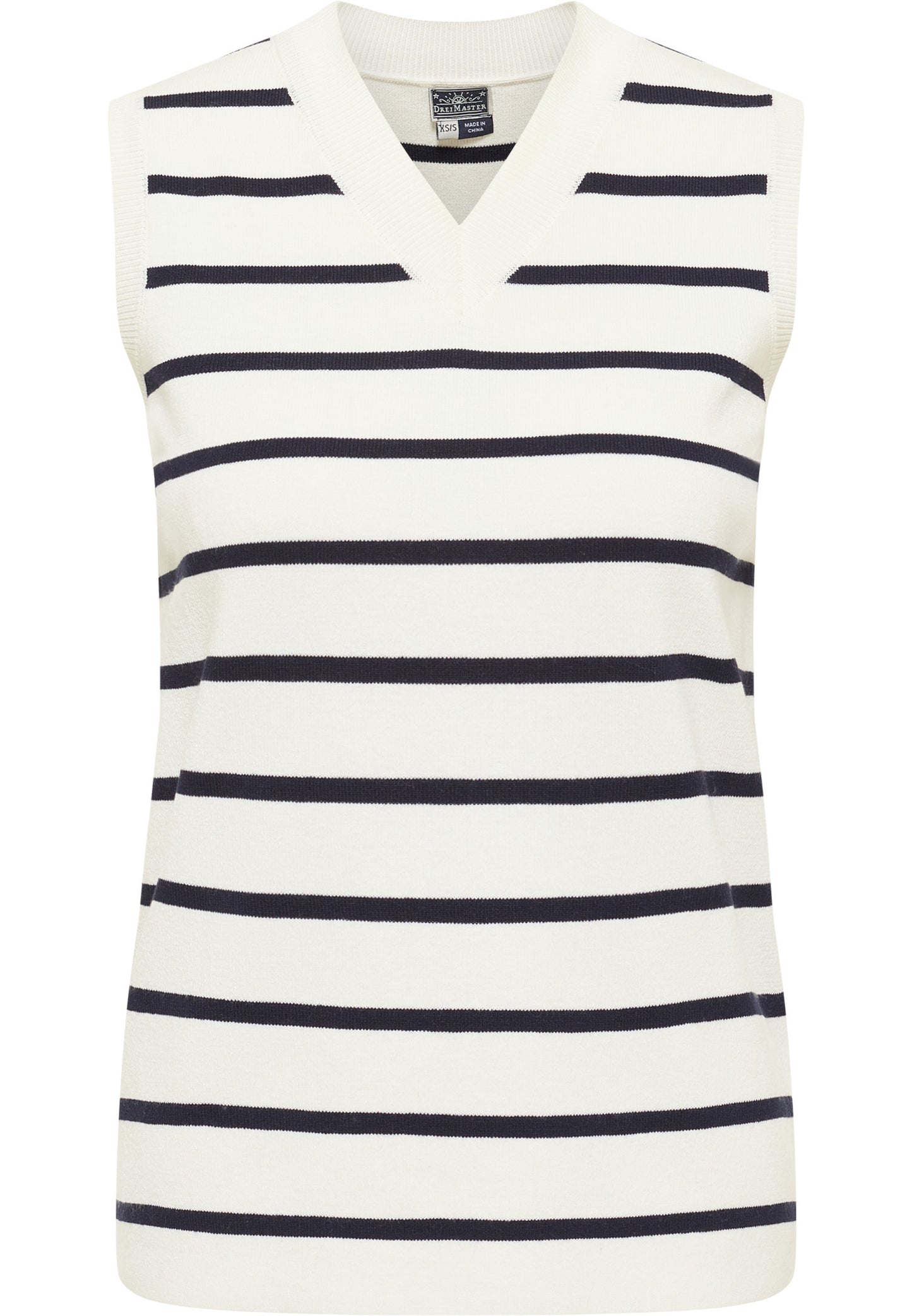 DreiMaster Maritim women's knit sweater vest