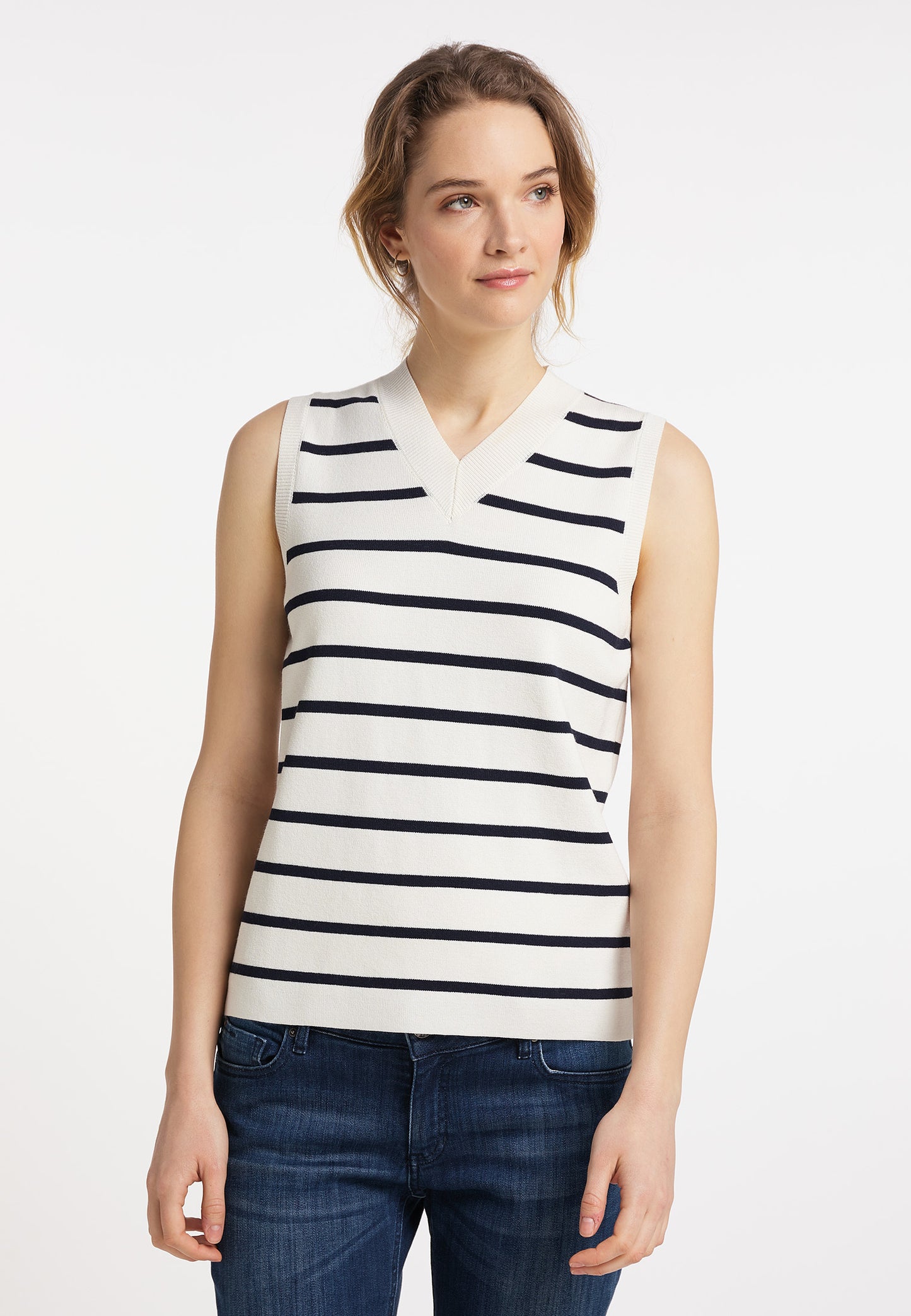 DreiMaster Maritim women's knit sweater vest