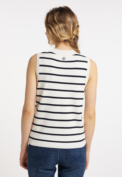 DreiMaster Maritim women's knit sweater vest