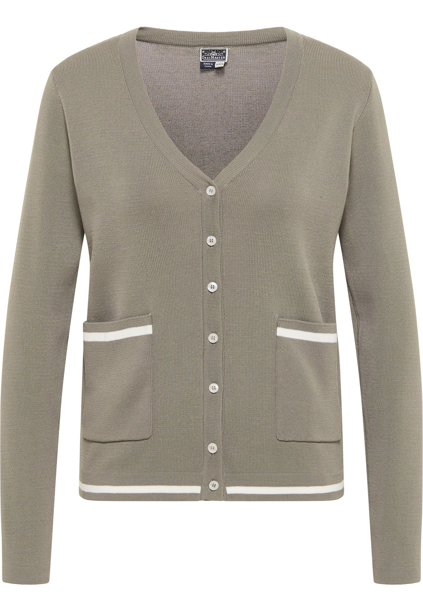 DreiMaster Maritim women's cardigan with button
