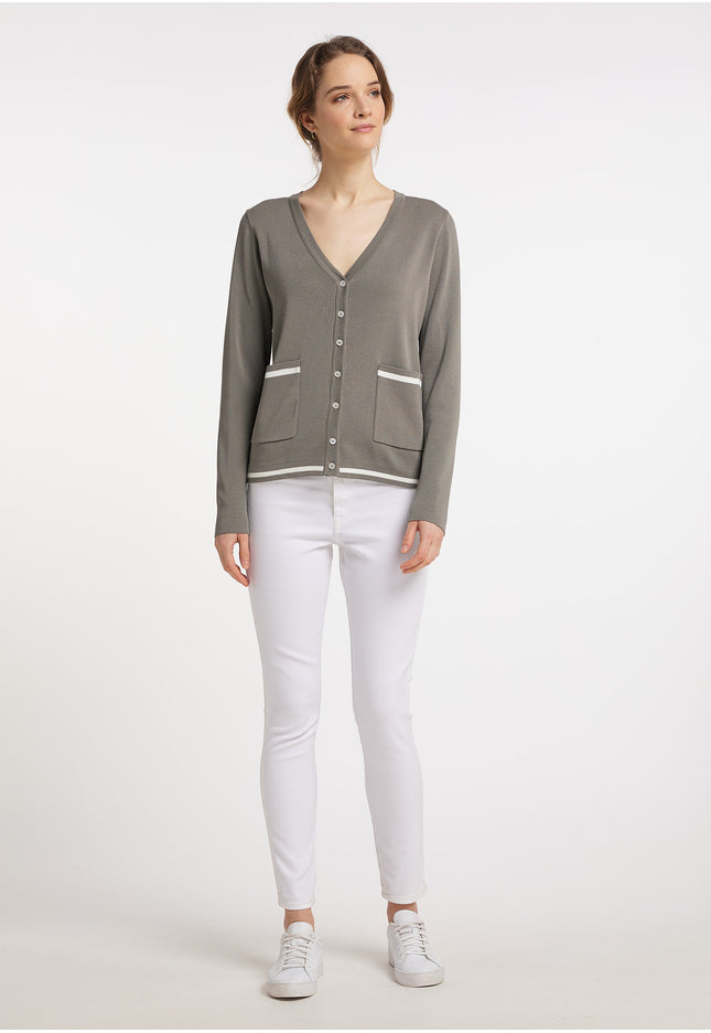 DreiMaster Maritim Women's Cardigan With Button