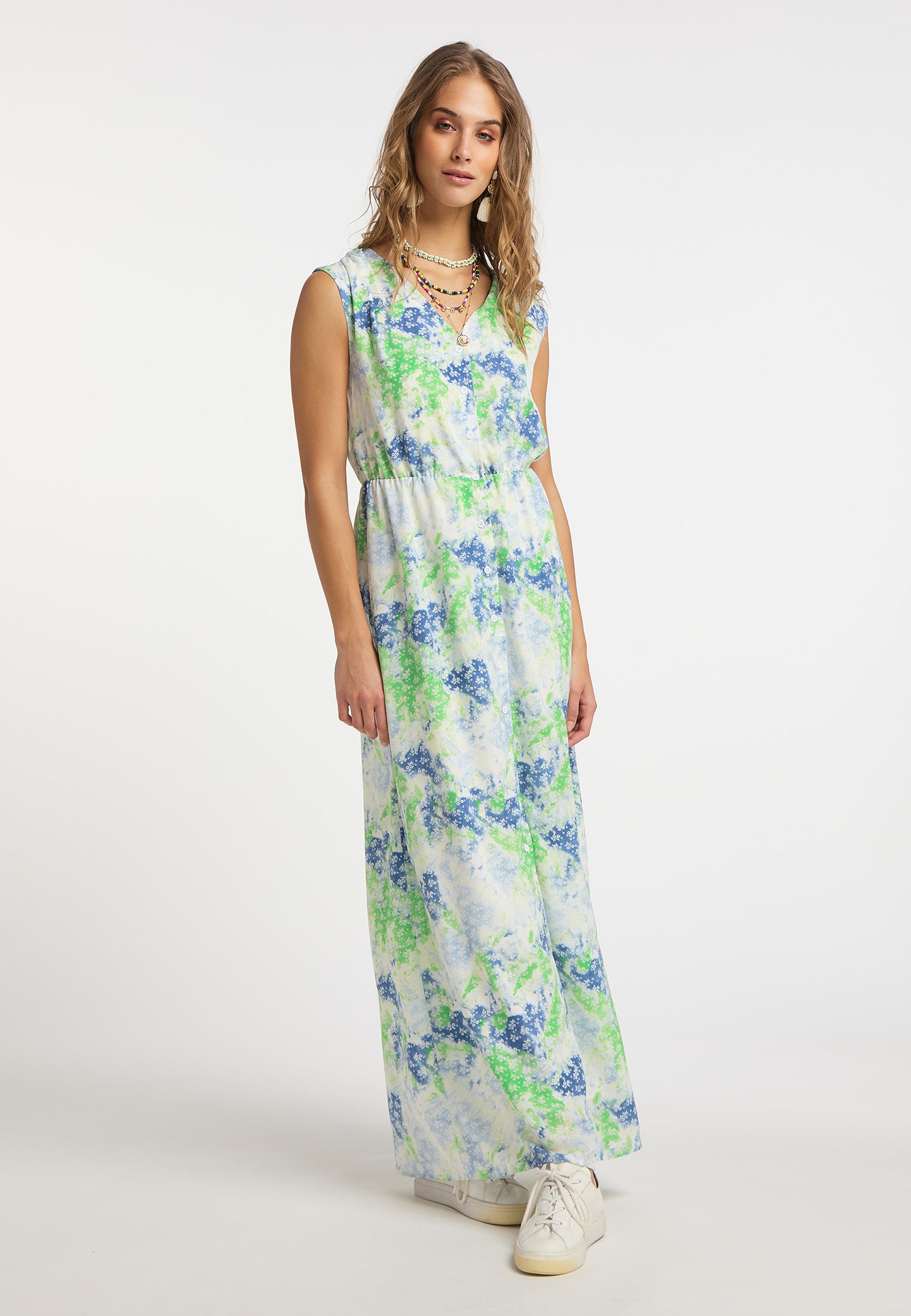 IZIA women's maxi dress with all-over print