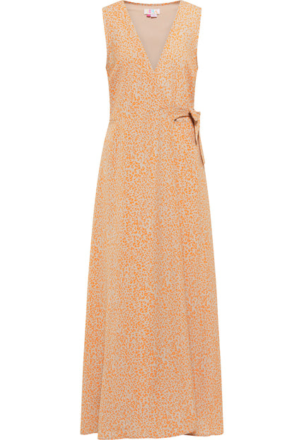 IZIA Women's Long Wrap Dress