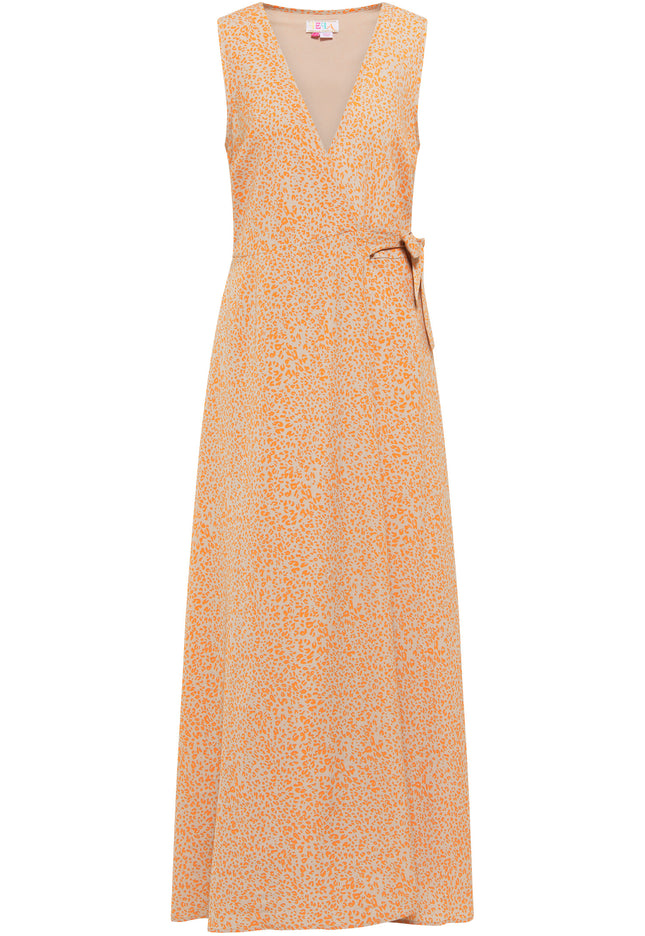 IZIA Women's Long Wrap Dress