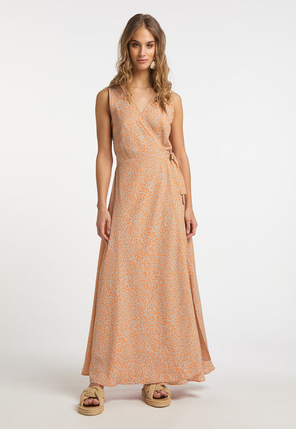 IZIA Women's Long Wrap Dress
