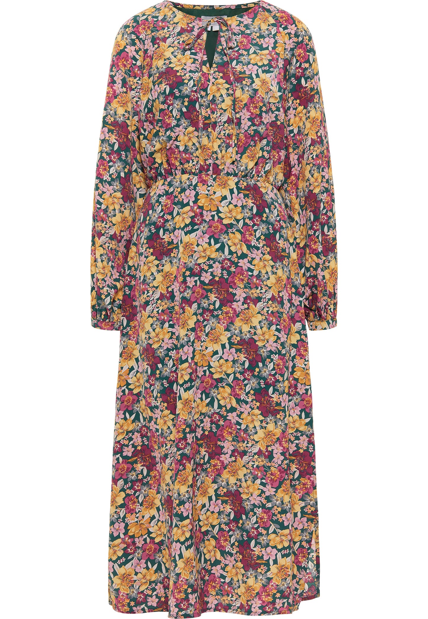 usha women's floral print maxi dress