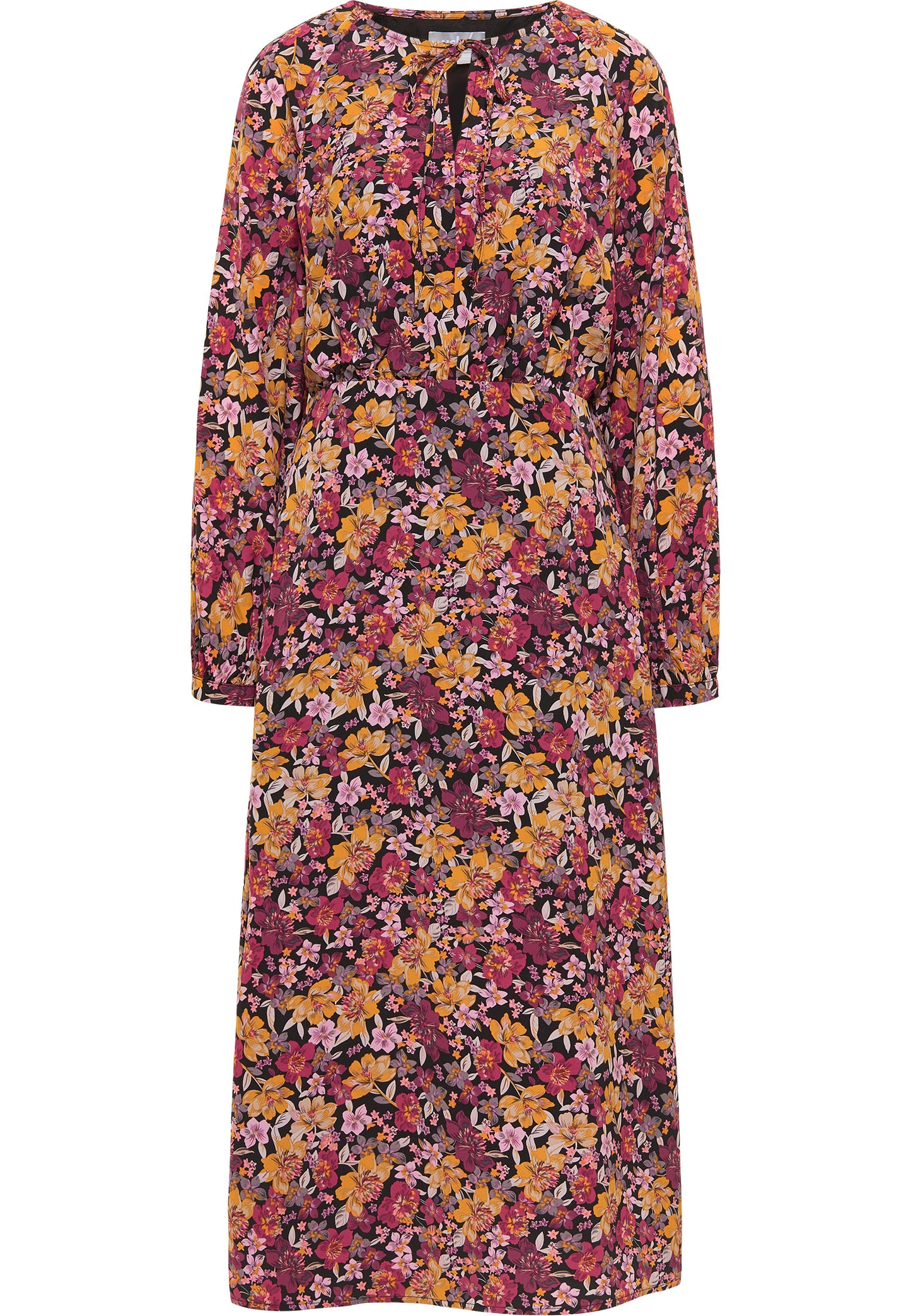 usha women's floral print maxi dress