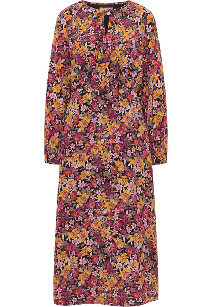 usha women's floral print maxi dress