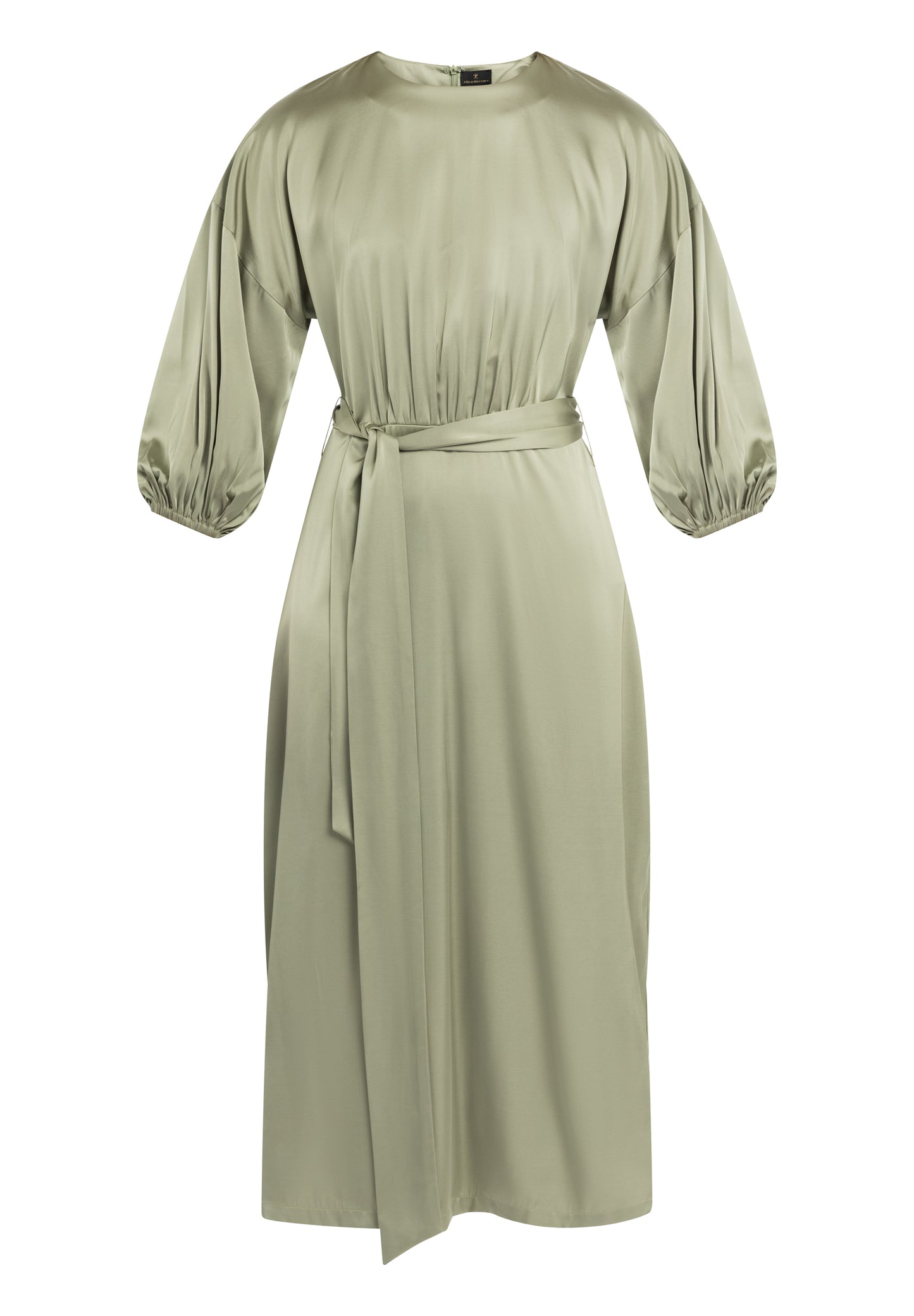 DreiMaster Klassik women's satin maxi dress