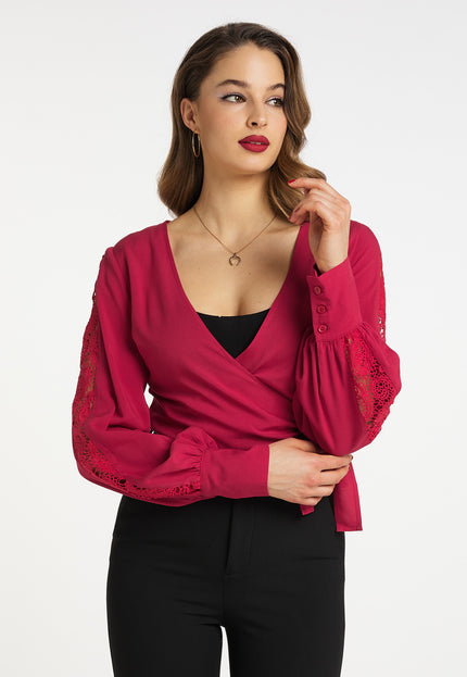 faina Women's Wrap Top