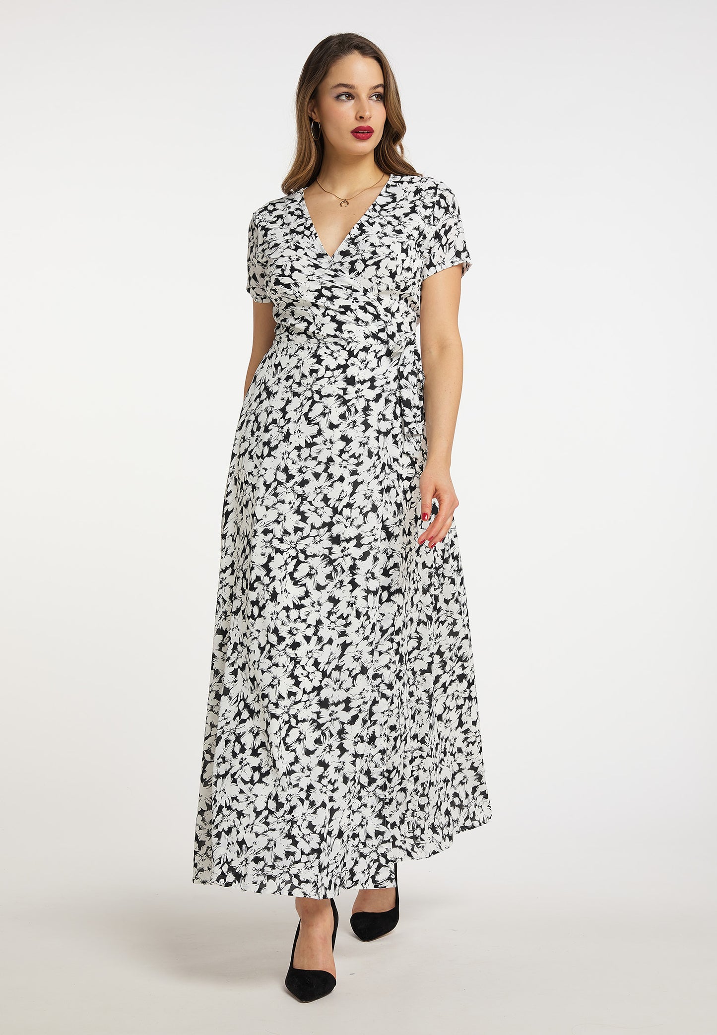 faina women's wrap dress