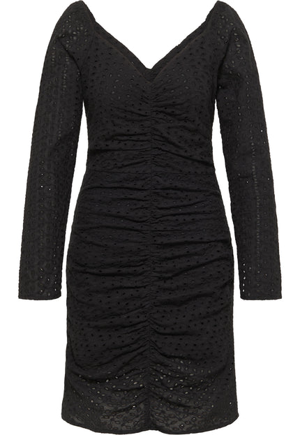 faina Women's Dress With Broderie Anglaise