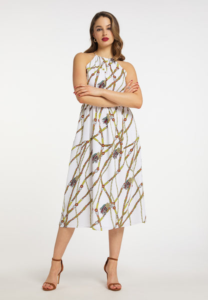 faina damska sukienka midi elegancka