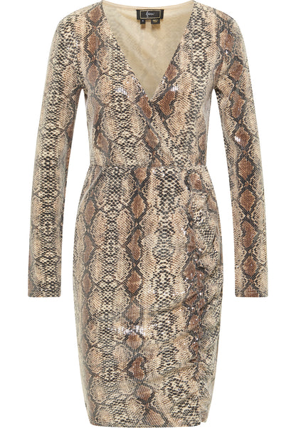 faina women's evening dress with sequins
