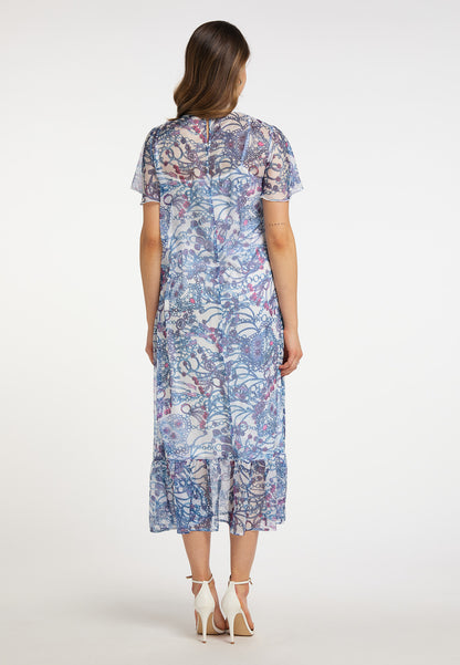 faina women's midi dress with all-over print
