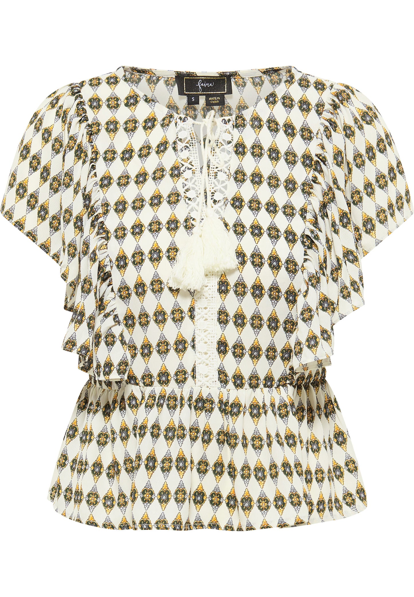 faina women's tunic short sleeves