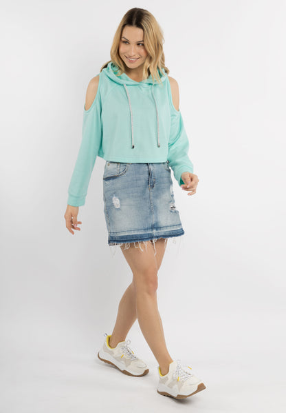 IZIA women's cropped hoodie