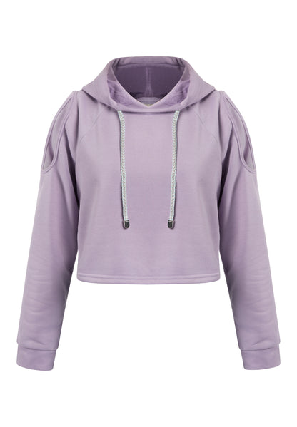 IZIA women's cropped hoodie