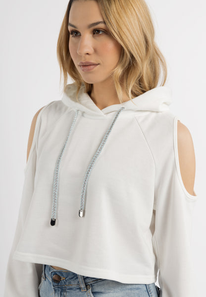 IZIA women's cropped hoodie