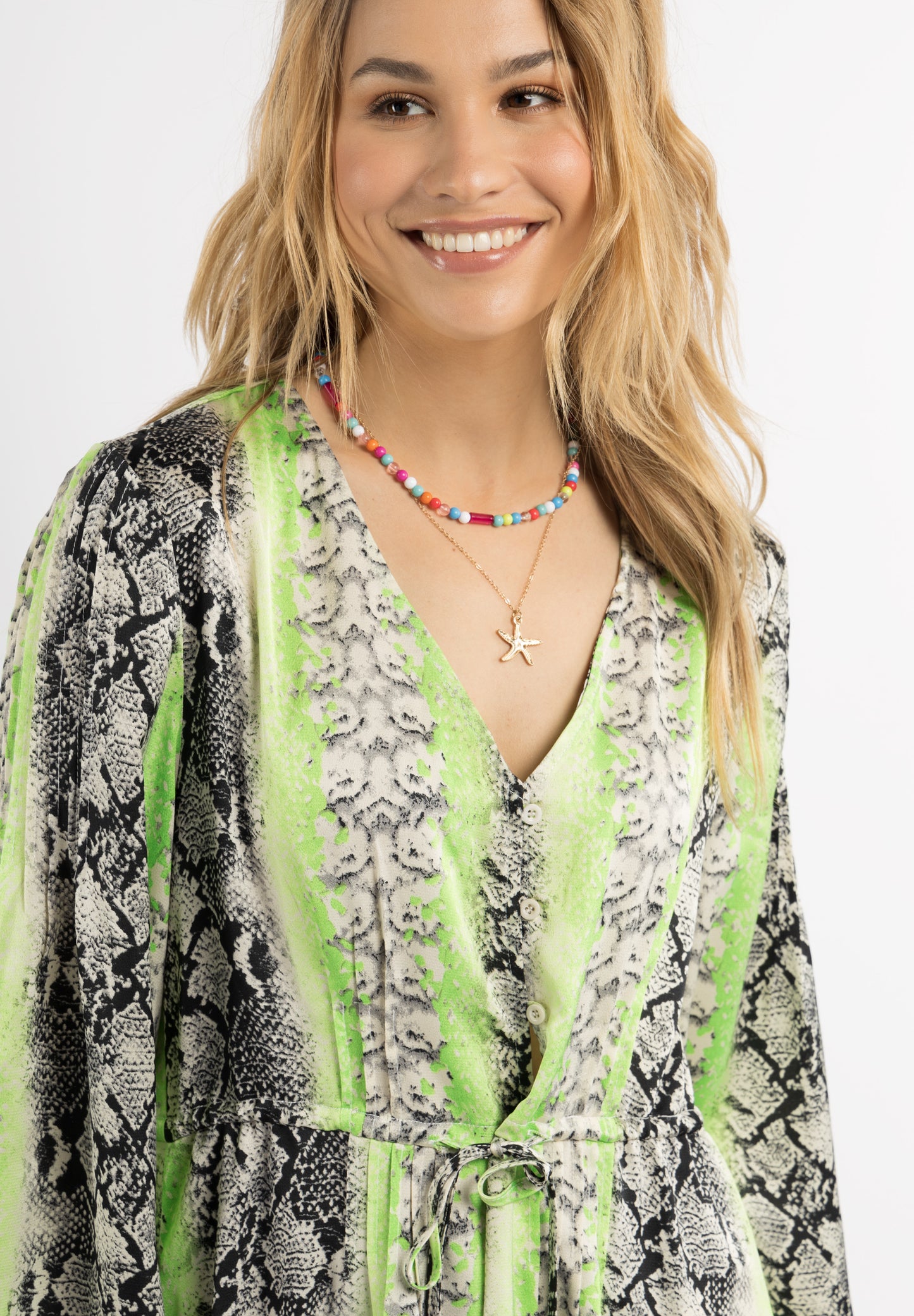 IZIA women's beach kaftan