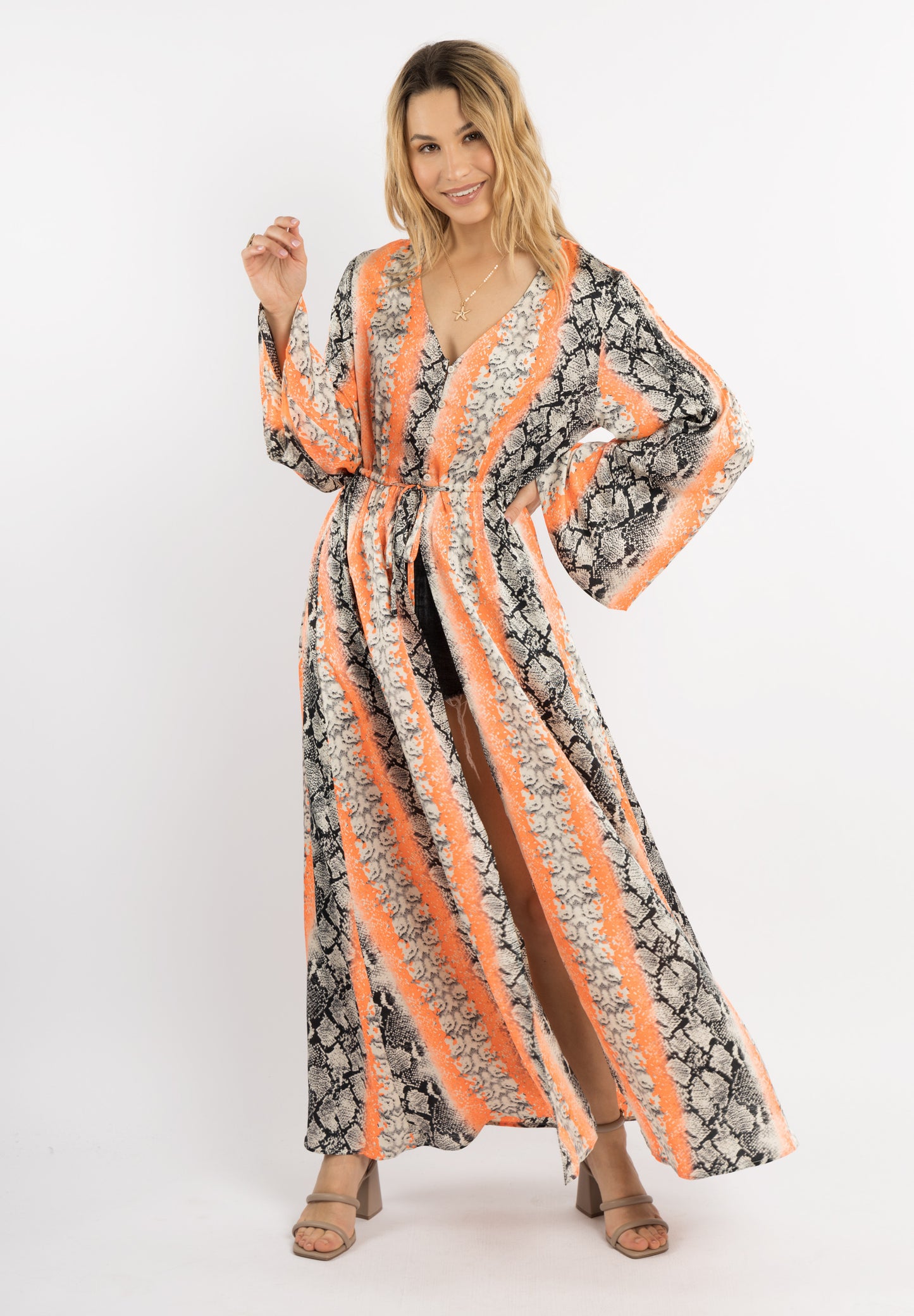 IZIA women's beach kaftan