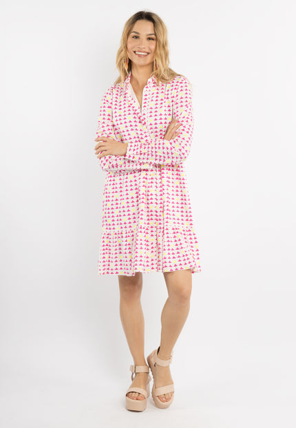 IZIA Women's Midi Dress With Print