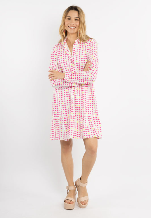 IZIA women's midi dress with print