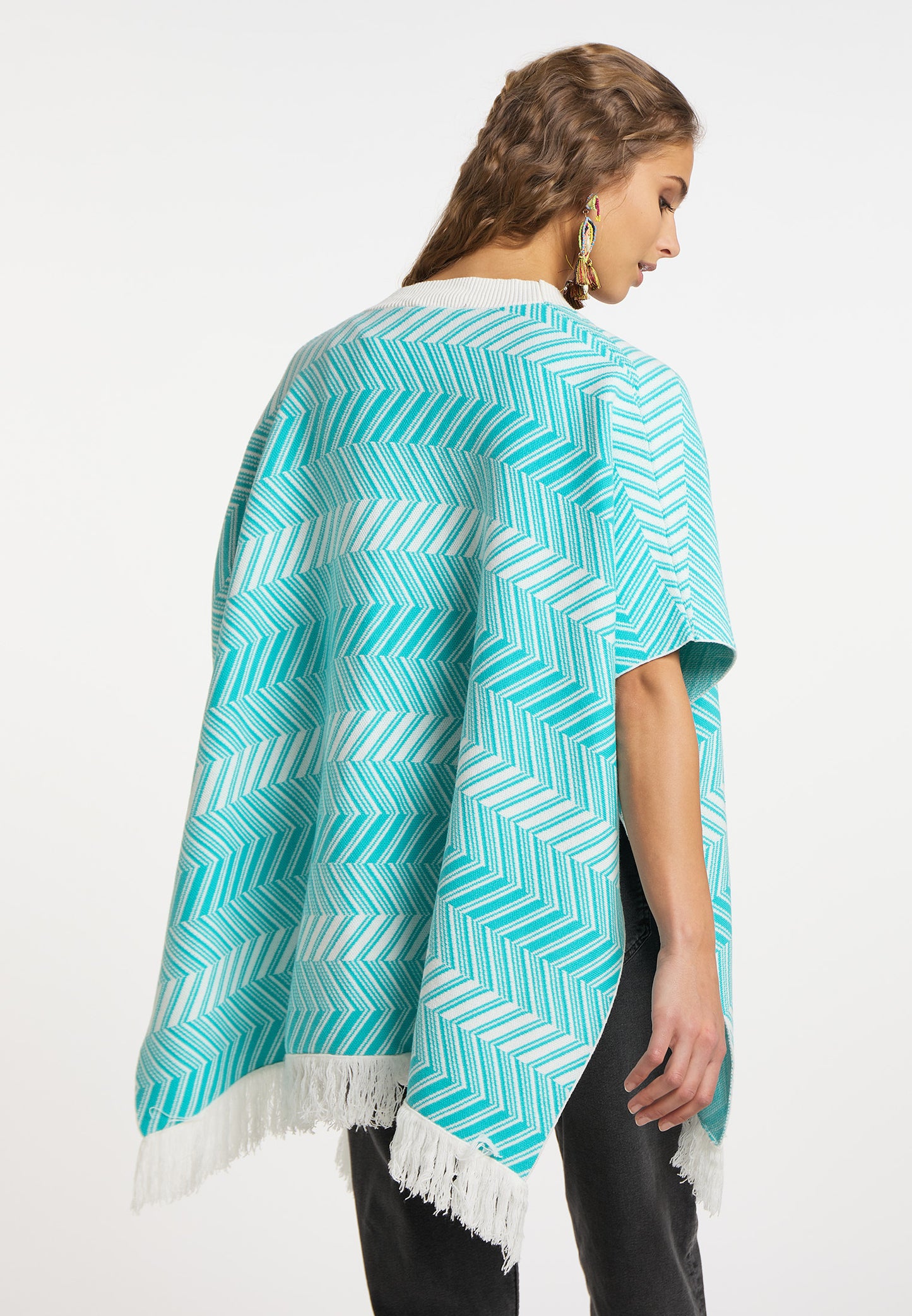 IZIA women's knit poncho